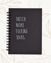 SKETCH MORE IDEAS- Black Mini Notebook